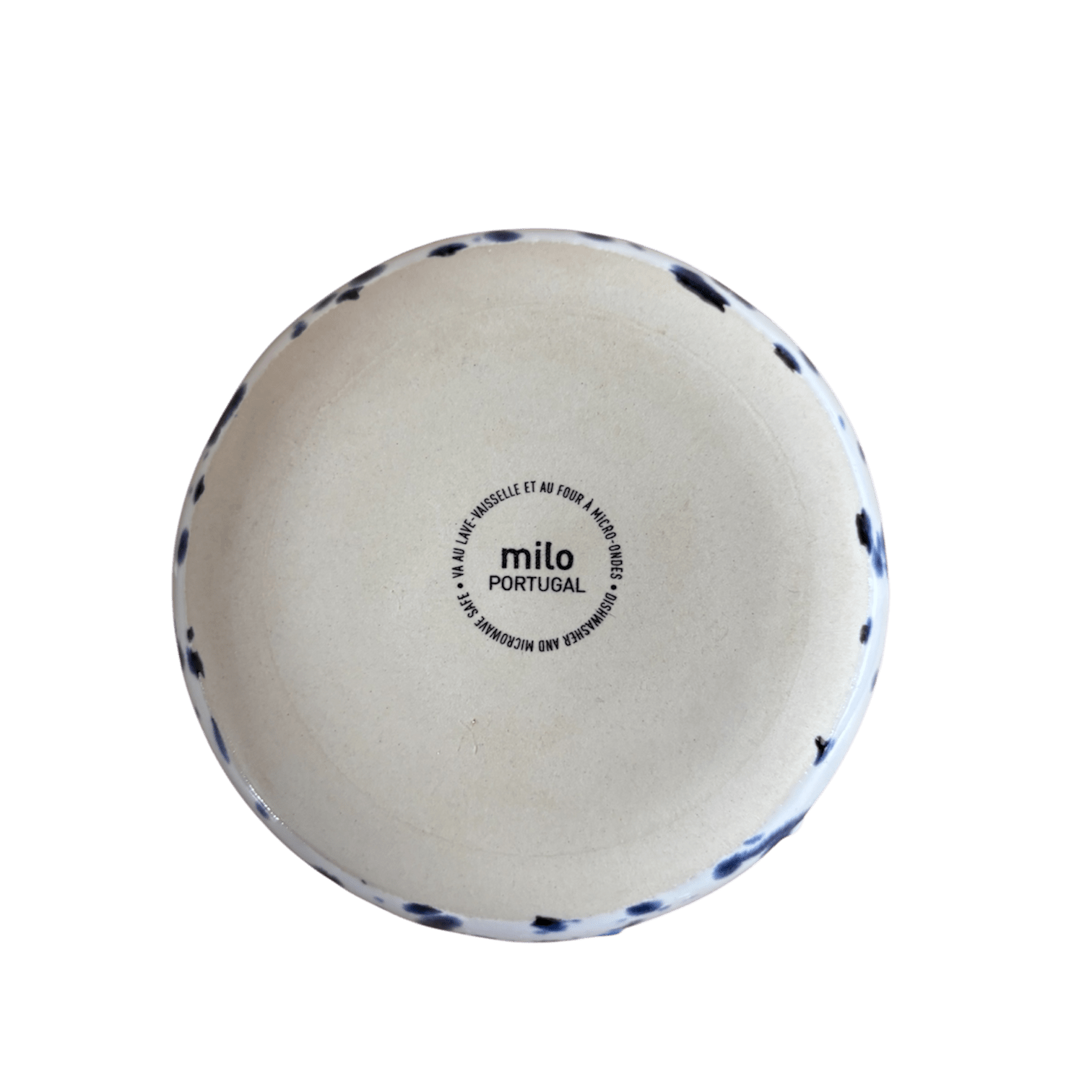 ASSIETTES & BOL EN CÉRAMIQUE BLEU/BLANC – MILO PORTUGAL | LOT 2 + BOL - Les Trouvailles de JustineLes Trouvailles de Justine