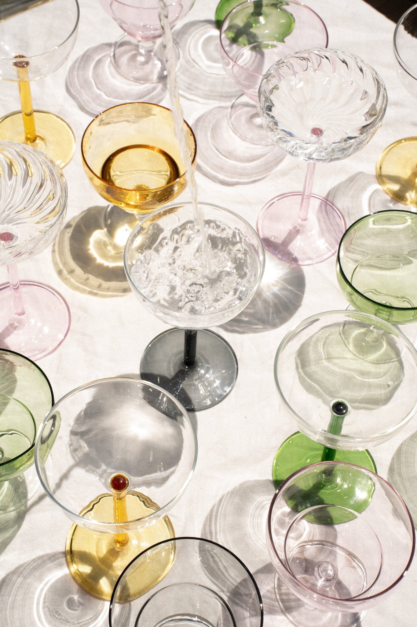 Aura Coupe, Vert | Verre recyclé | Fait à la main | Indaba - Les Trouvailles de JustineIndaba Home