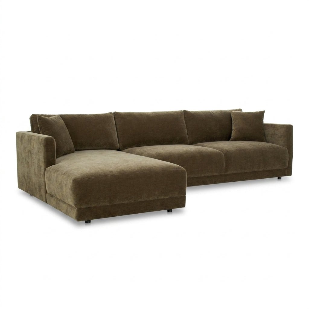 Sectionnel Barika | Tissu recyclé certifié GRS | Cadre certifié FSC