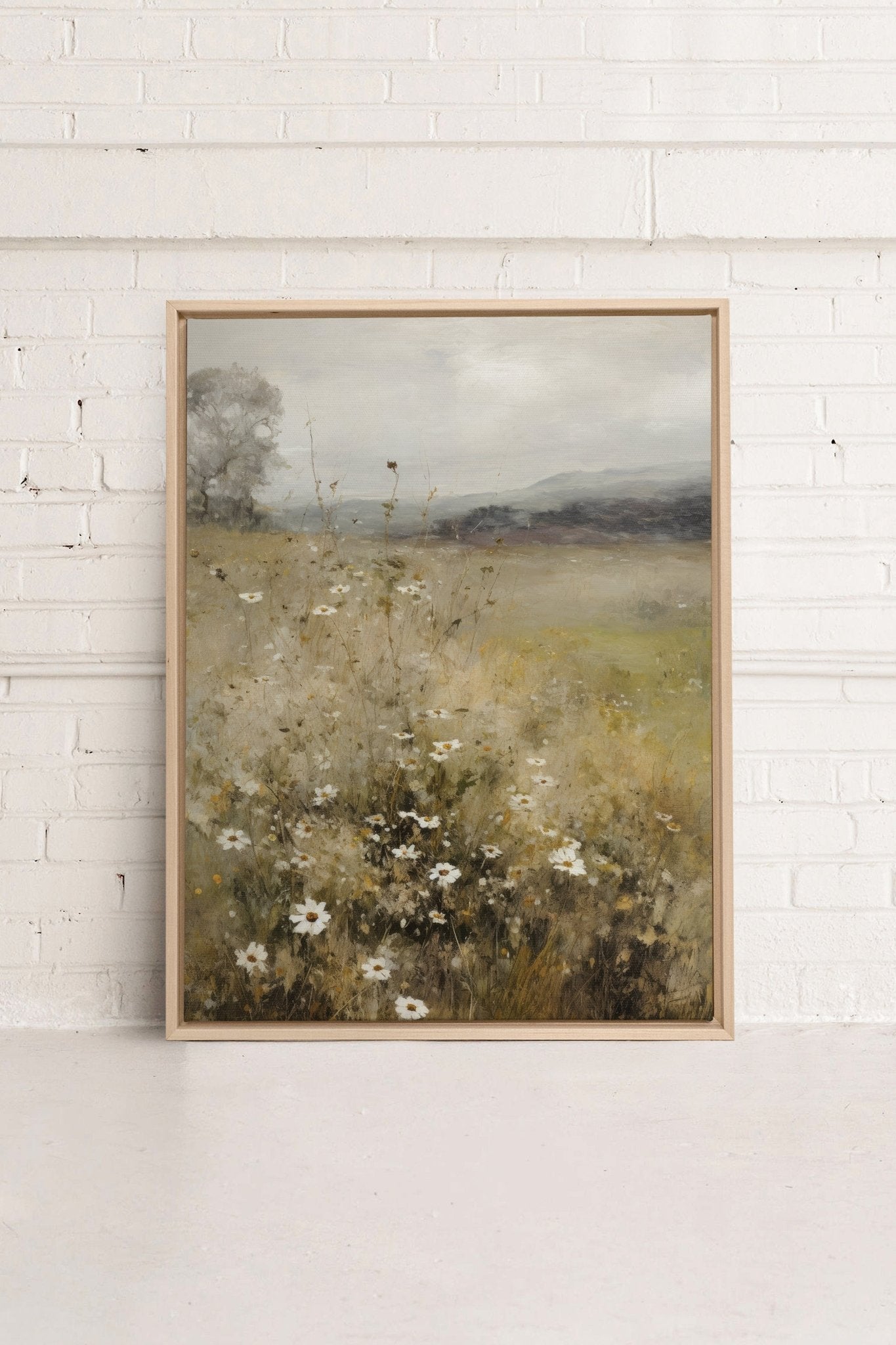 BLOSSOM, Oeuvre sur toile étirée - Les Trouvailles de JustineDernière chanceOleka Canvas9X12Bois naturel