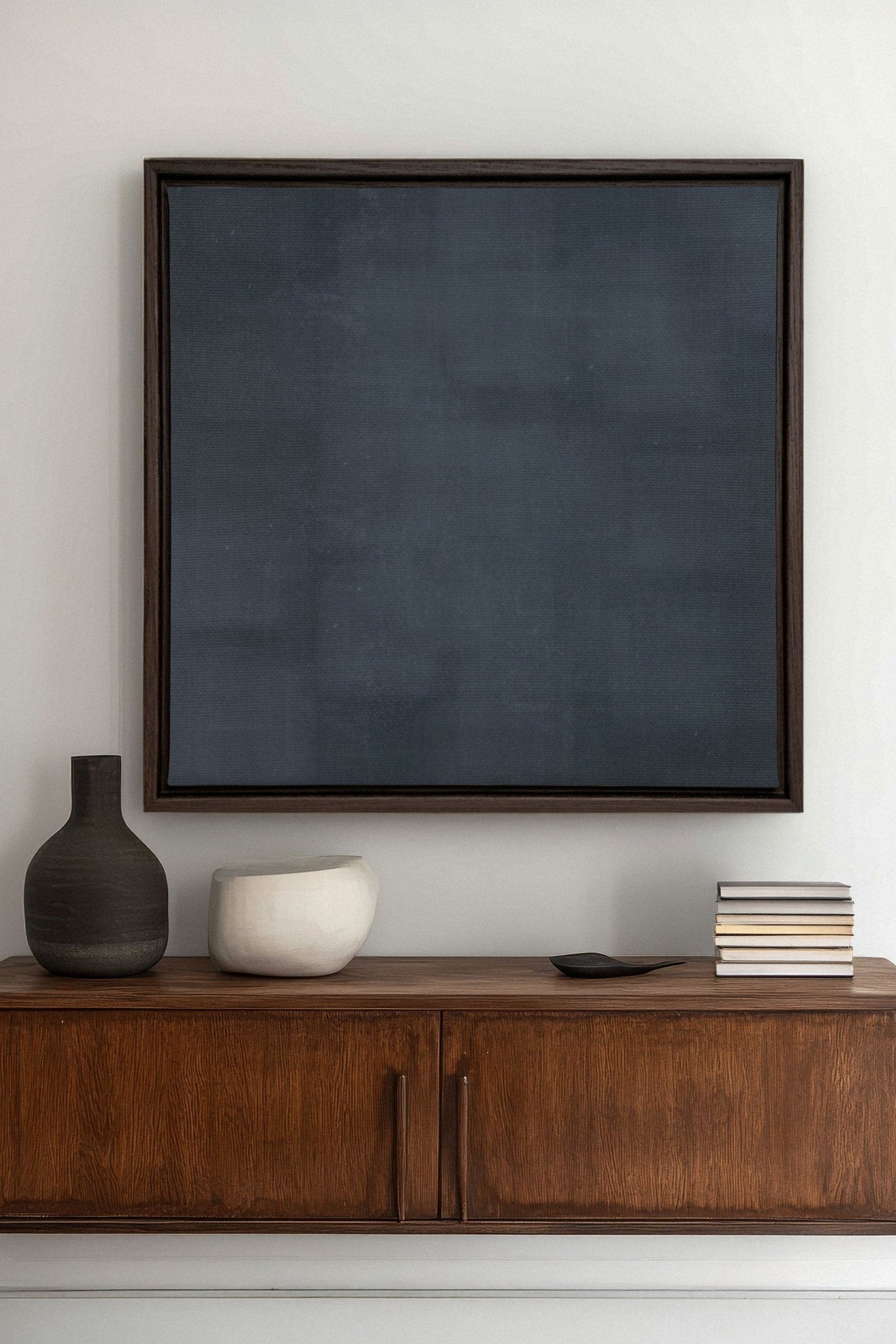 BLUE DUSK, Oeuvre sur toile étirée - Les Trouvailles de JustinecanvasOleka Canvas18x18Espresso