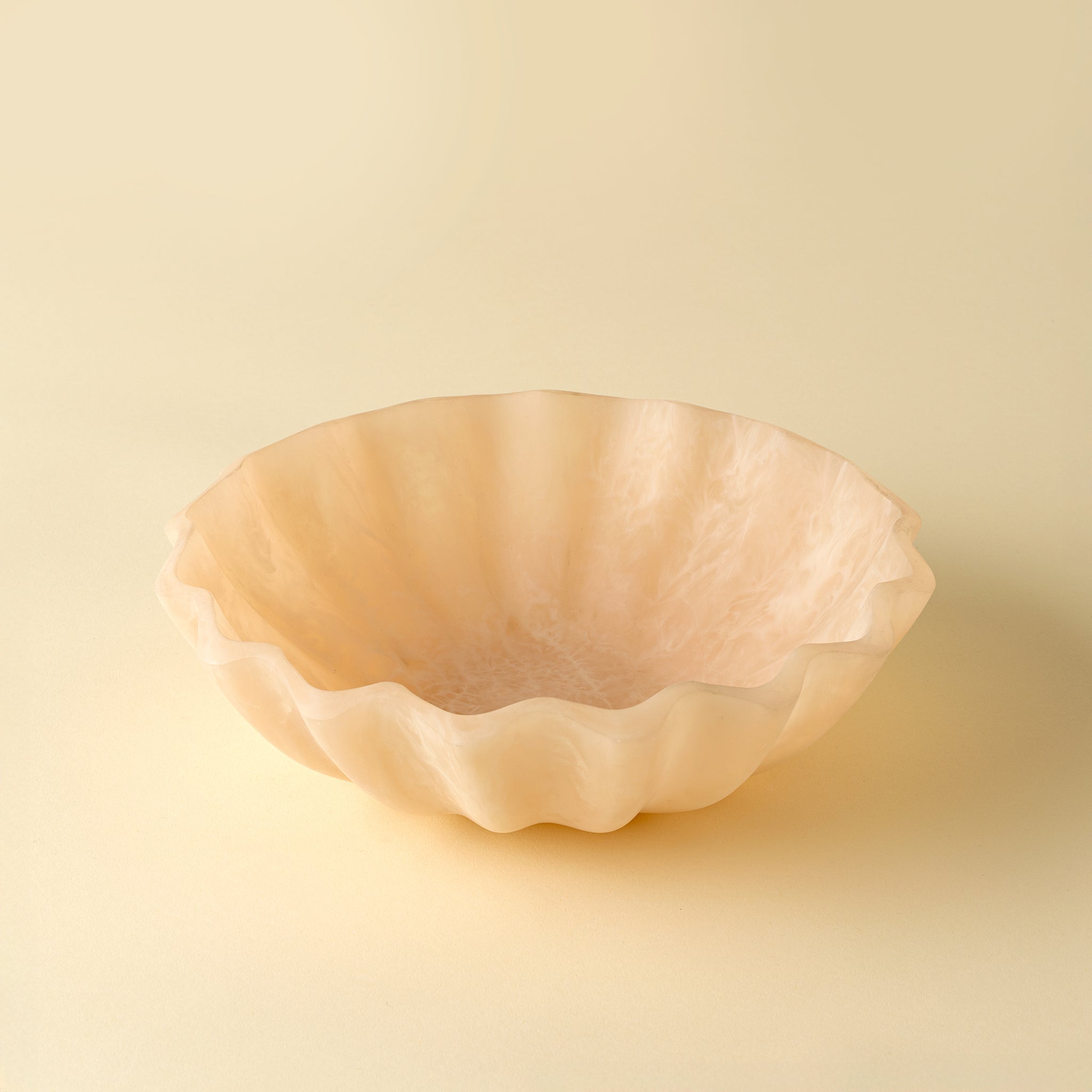 Bol décoratif Scallop, Format Moyen | Fait à la main | Décoratif et Élégant | Indaba - Les Trouvailles de JustineIndaba Home