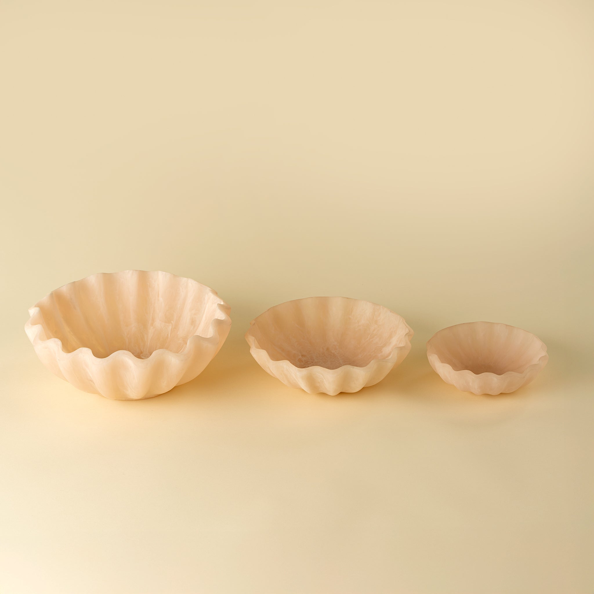 Bol décoratif Scallop, Grand format | Fait à la main | Décoratif et Élégant | Indaba - Les Trouvailles de JustineIndaba Home
