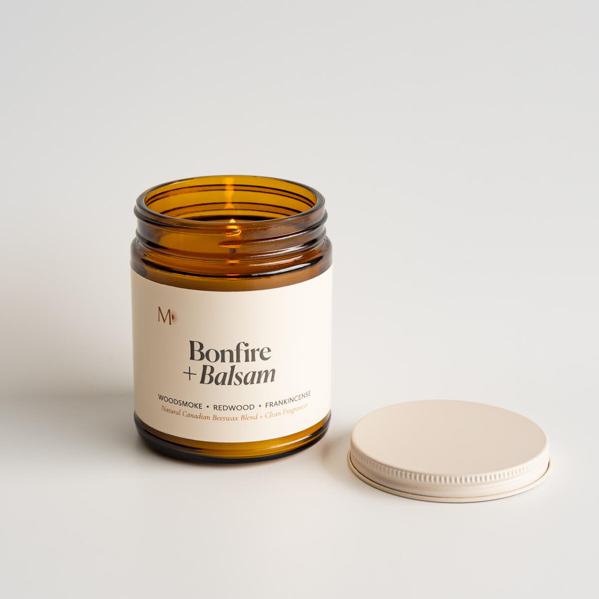 Bougie en pot Feu de Camp + Balsam