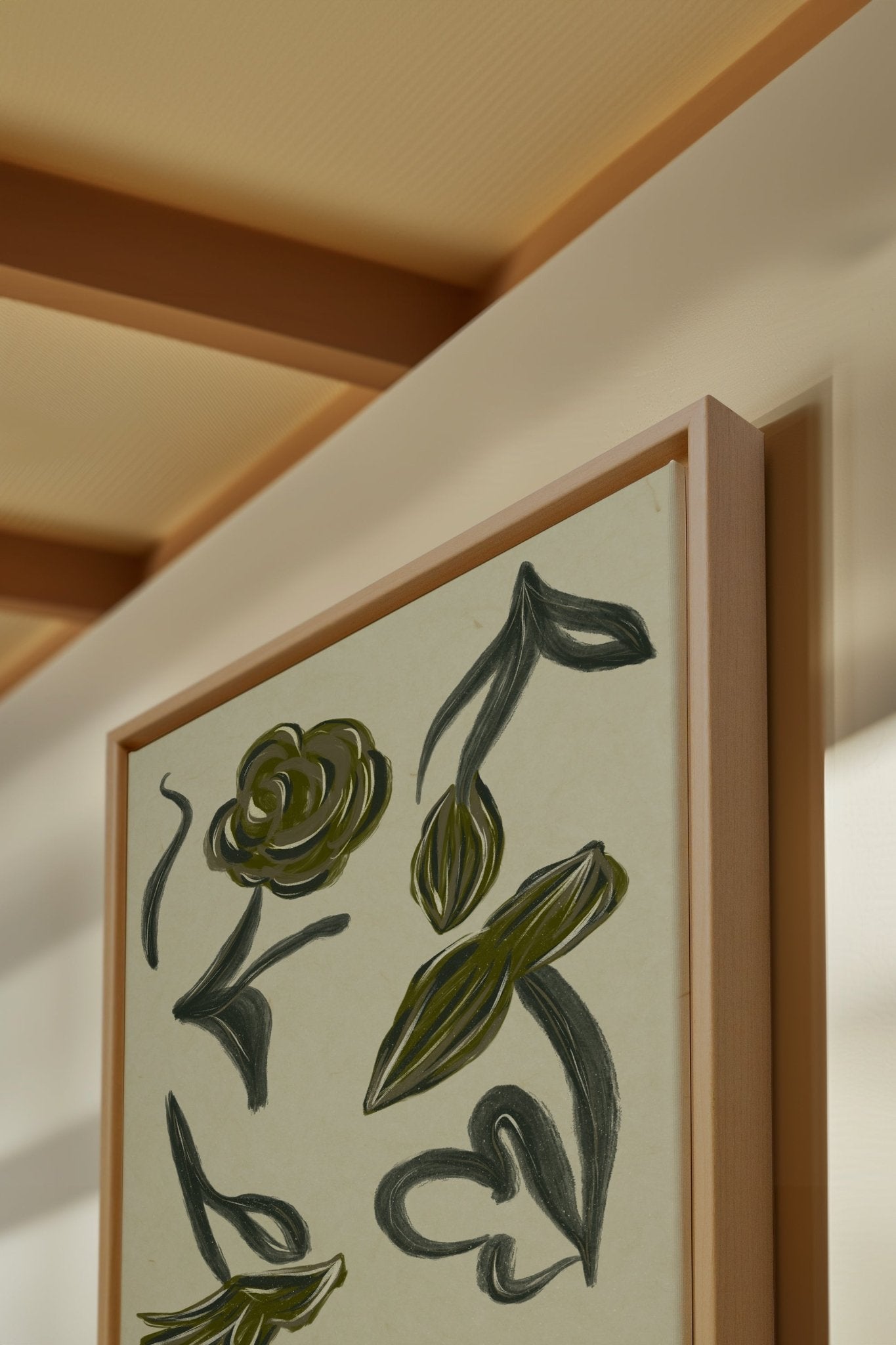 BOTANIC RELIC, Oeuvre sur toile étirée - Les Trouvailles de JustinecanvasOleka Canvas12x16Bois naturel