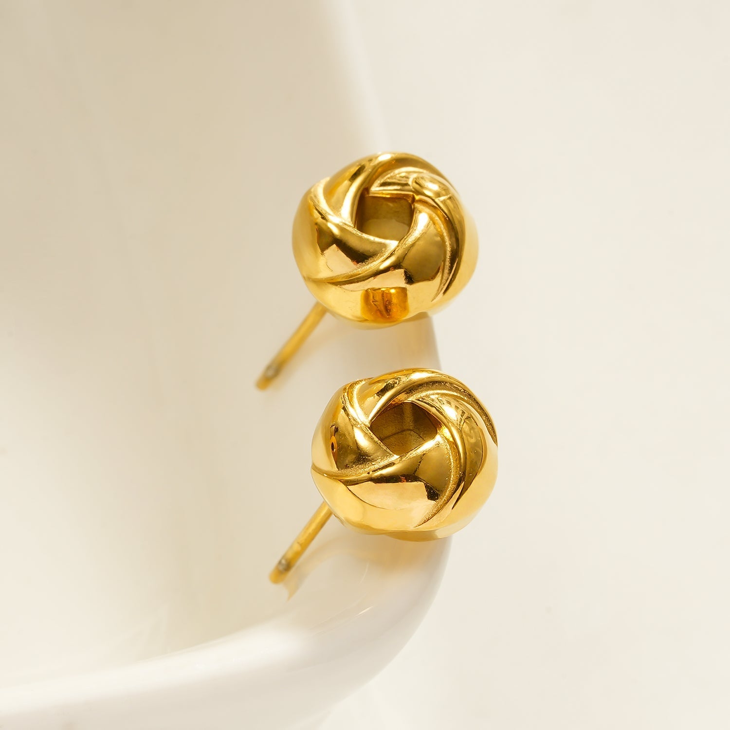 Boucles d’oreilles JATANI | Boucles nœud d’amour | Or - Les Trouvailles de JustineEARRINGSHACKNEY NINE Jewellery