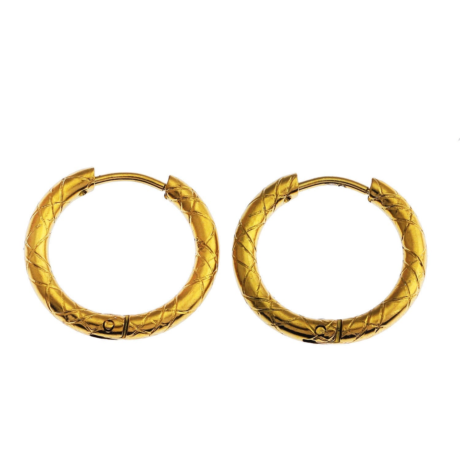 Boucles d’oreilles MALENA | Anneaux décoratifs gravés - Les Trouvailles de JustineEARRINGSHACKNEY NINE Jewellery