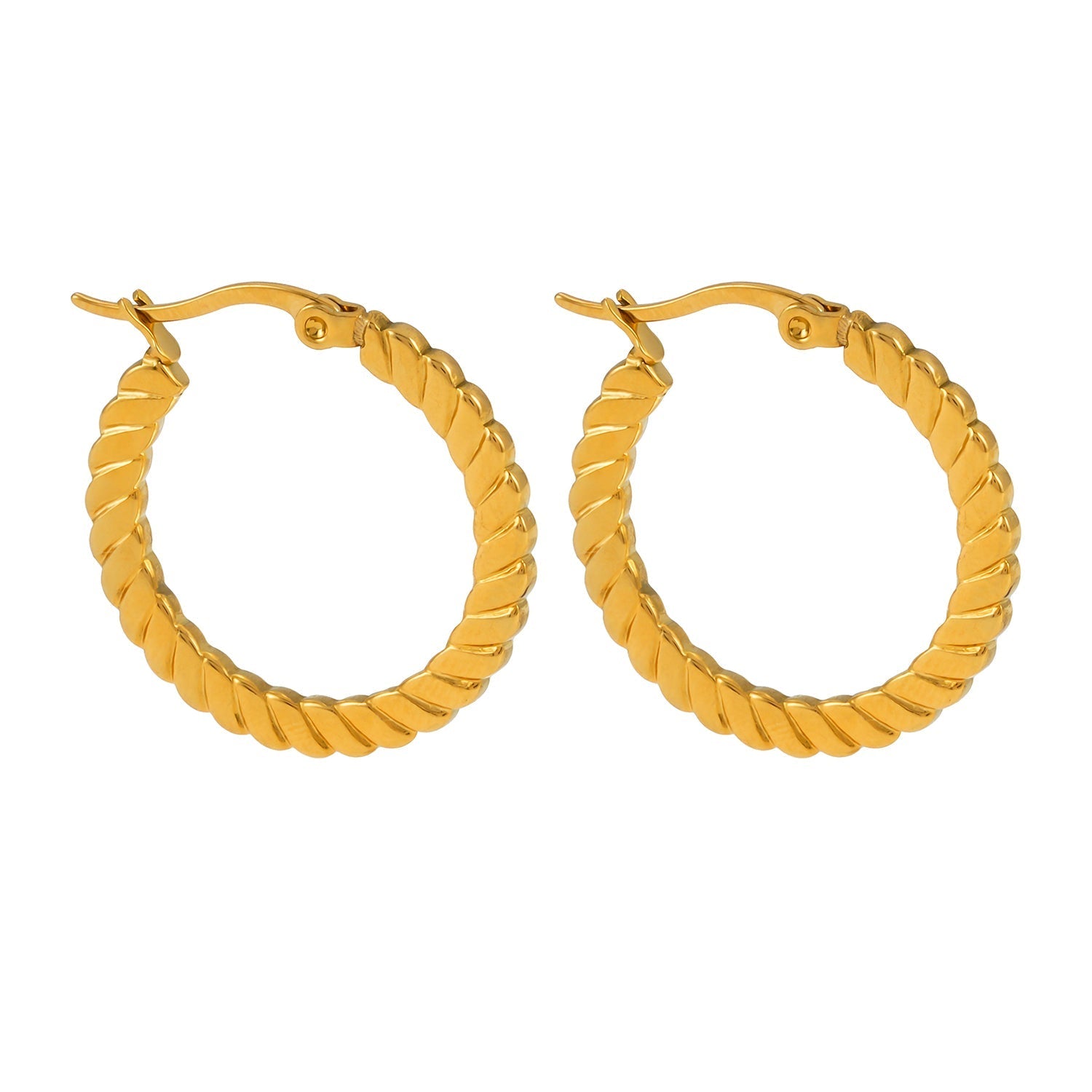 Boucles d’oreilles ORTANA | Anneaux sculptés à motifs texturés - Les Trouvailles de JustineEARRINGSHACKNEY NINE Jewellery