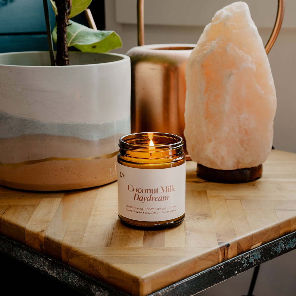 Bougie en pot Rêverie au Lait de Coco - Les Trouvailles de JustineCandlesMisiyo Candle Co