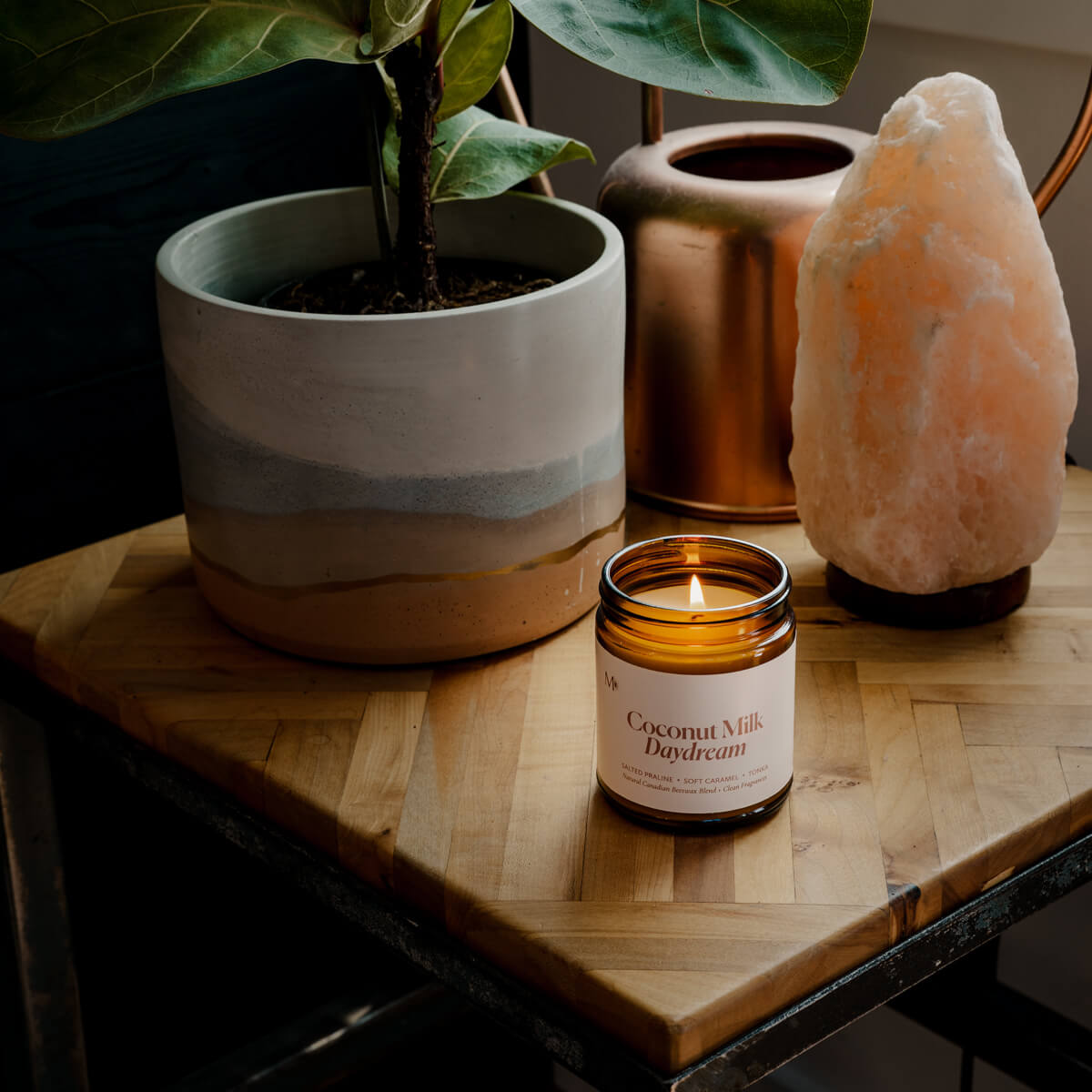 Bougie en pot Rêverie au Lait de Coco - Les Trouvailles de JustineCandlesMisiyo Candle Co