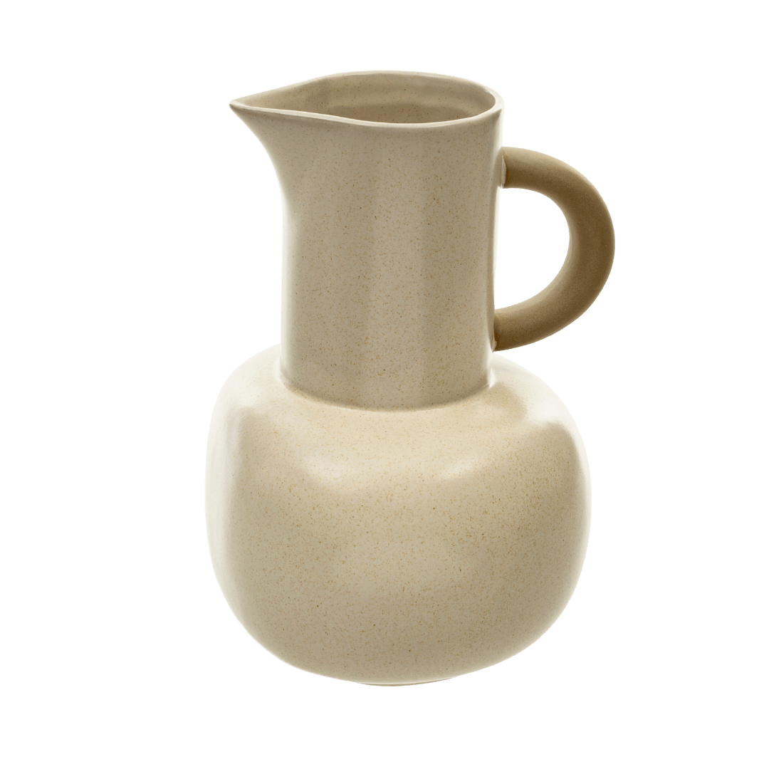 Boule Pichet Crème | Grès Émaillé | Design Contemporain | Indaba - Les Trouvailles de JustineIndaba Home