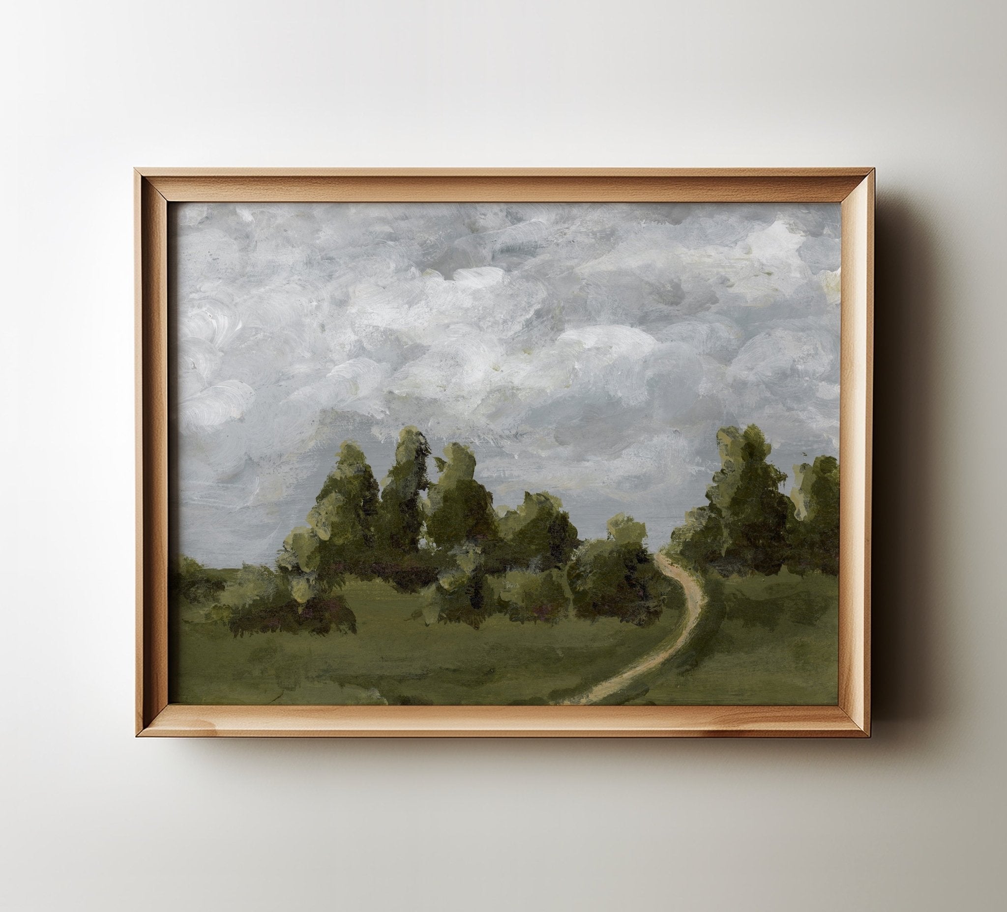 Brewing Storm | Impression vintage fine art paysage sur papier coton | RT130 - Les Trouvailles de JustineHome DecorHyggely4"x6"Fine Art Cotton Rag Paper