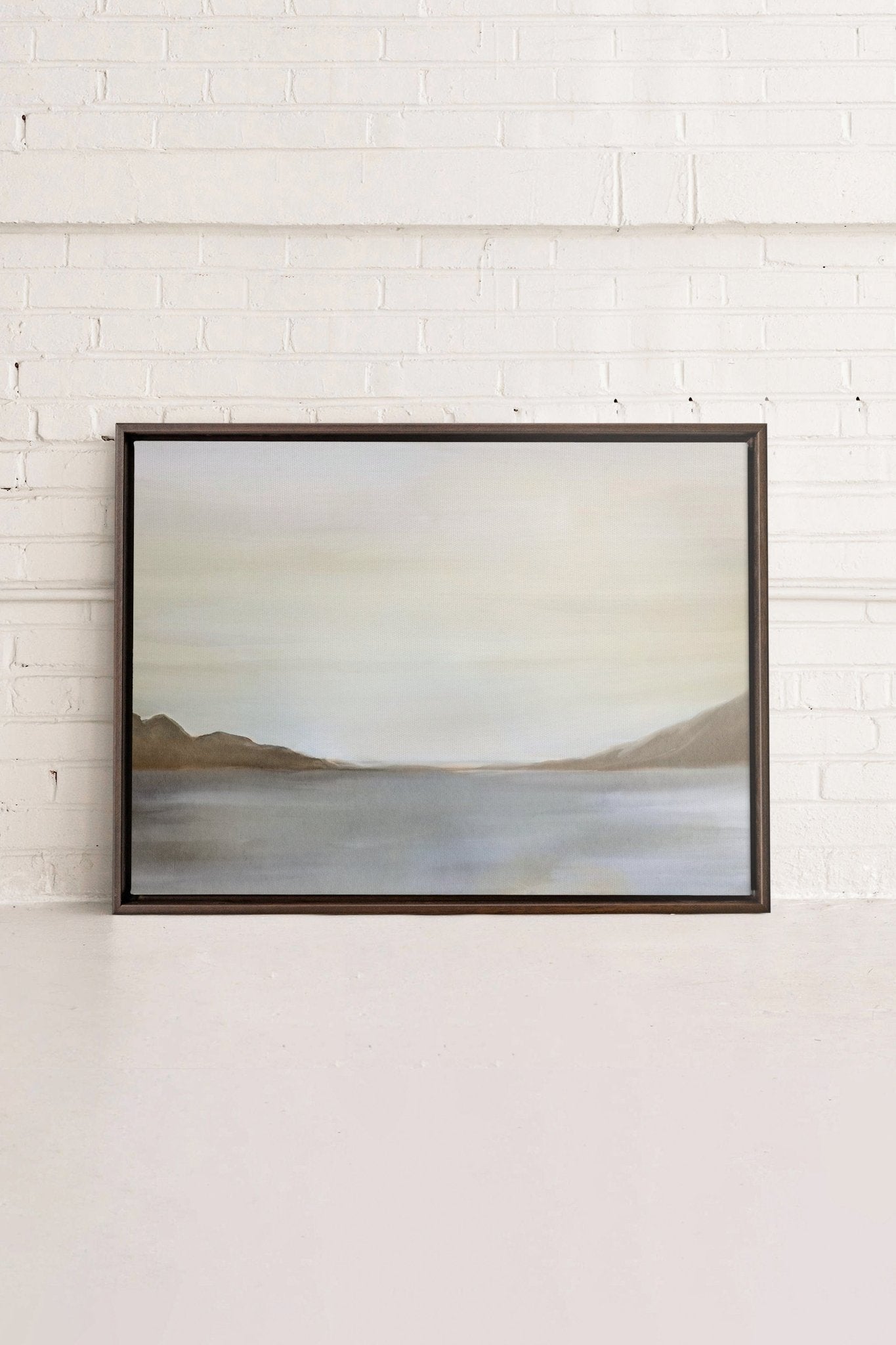 BRISE, Oeuvre sur toile étirée - Les Trouvailles de JustineDernière chanceOleka Canvas16x12Espresso