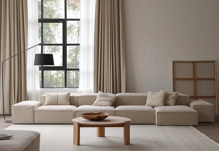 Canapé Ayame | Lin | Design modulable - Les Trouvailles de JustineSofaNisu HomeSpacieux