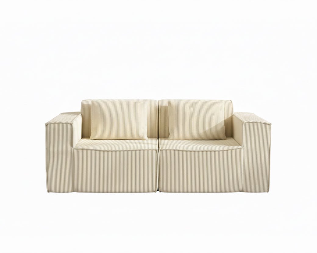 Canapé Ivan Boneless en velours côtelé | 3 places - Les Trouvailles de JustineSLOTH Nation