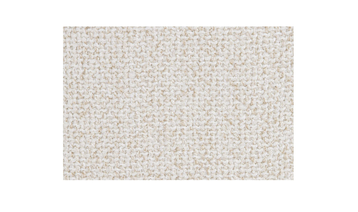 Échantillon de tissu bouclé beige clair, texture dense et surface texturée