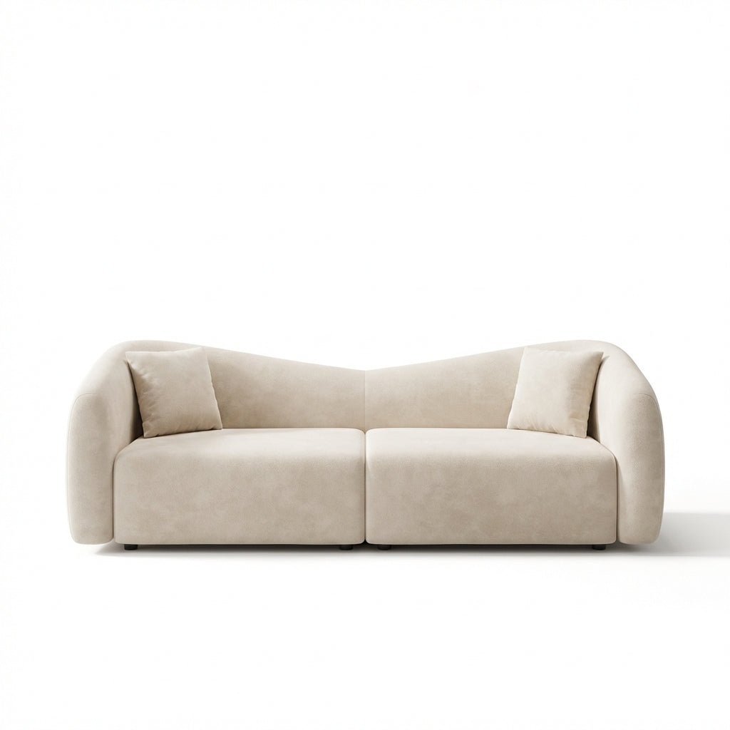 Canapé Zen Osaka | Lin | Cadre en chêne massif | Coussin réversible - Les Trouvailles de JustinesofaAltera240cm lenght