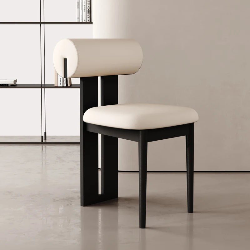 Chaise Izumi | Velours luxueux | Pieds boisés - Les Trouvailles de JustineChairNisu HomeCrèmeNoirUnité