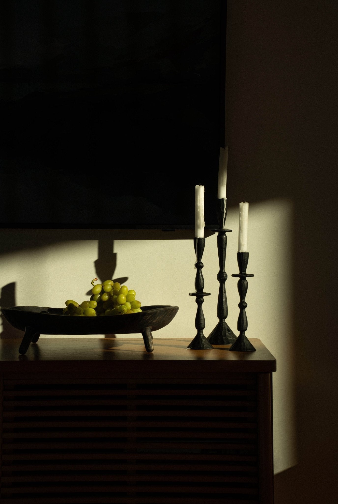 Chandelier Imani Forgé à la main | Grand Format | Aluminium Noir - Les Trouvailles de JustineIndaba Home