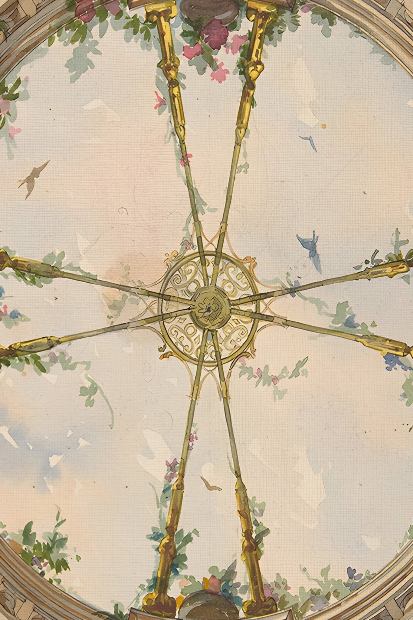 CIEL DE PALAIS, CADRE VINTAGE OR - Les Trouvailles de JustineCadre VintageOleka Canvas9x12Or