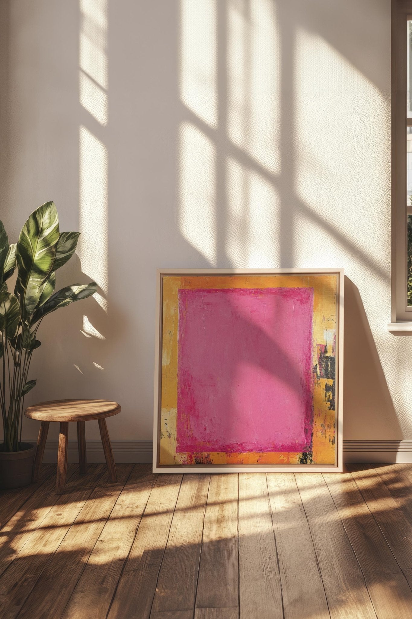 COLOR BLAZE, Oeuvre sur toile étirée - Les Trouvailles de JustinecanvasOleka Canvas18x18Bois naturel