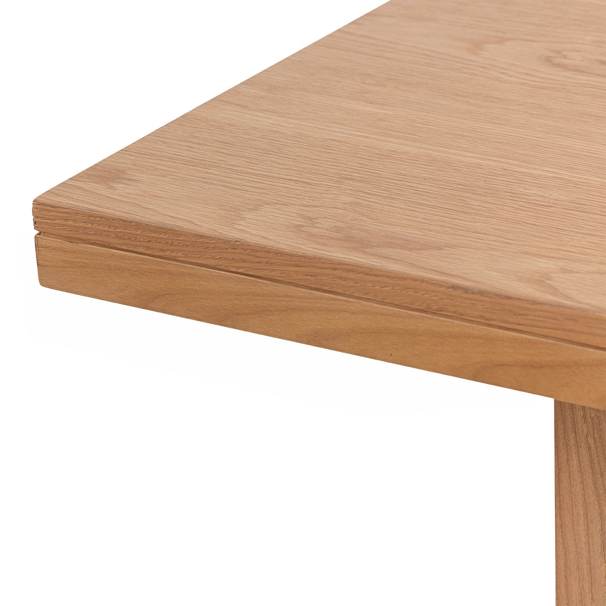 Corwin Dining Table | Oak and Wicker | Handcrafted
