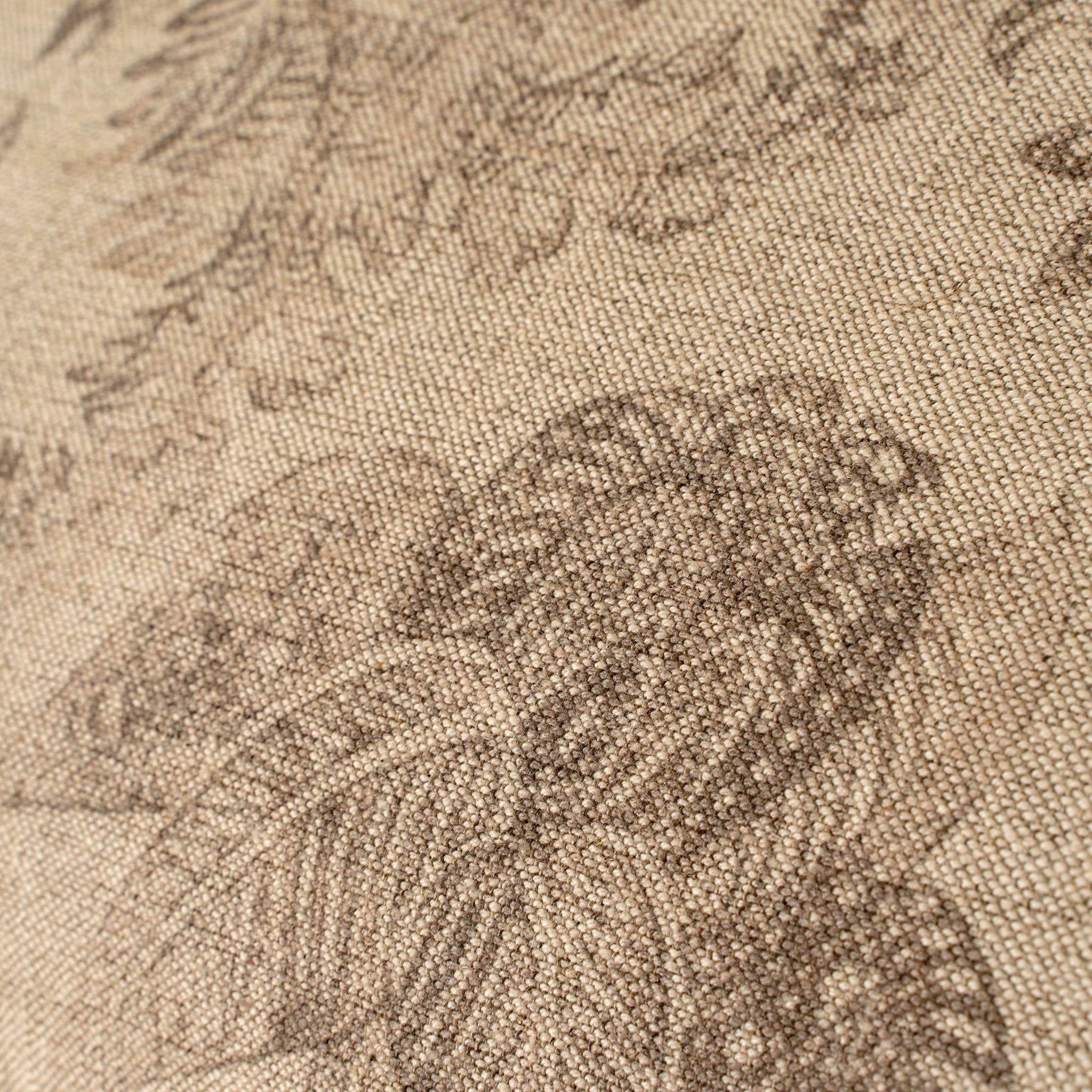 Coussin lombaire Meadowlark brun | 38 x 107 cm | Fait à la main | Coton & lin de qualité | Indaba - Les Trouvailles de JustineIndaba HomeHousse avec rembourrage en plumes et duvet