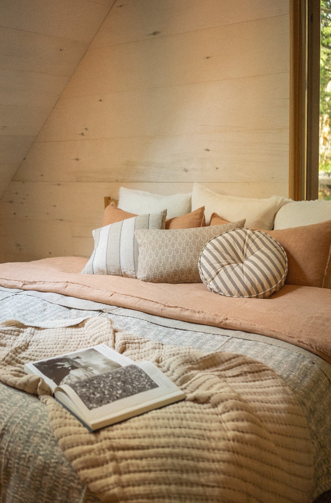 Couverture de lit Verbier en coton double gaze | Fait main - Les Trouvailles de JustineIndaba Home