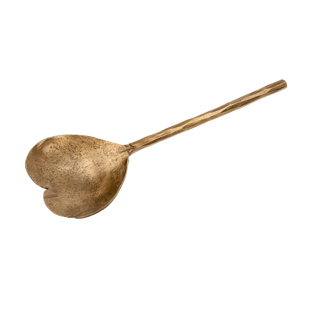 Cuillère cœur en fer | Façonnée à la main | Indaba - Les Trouvailles de JustineIndaba Home