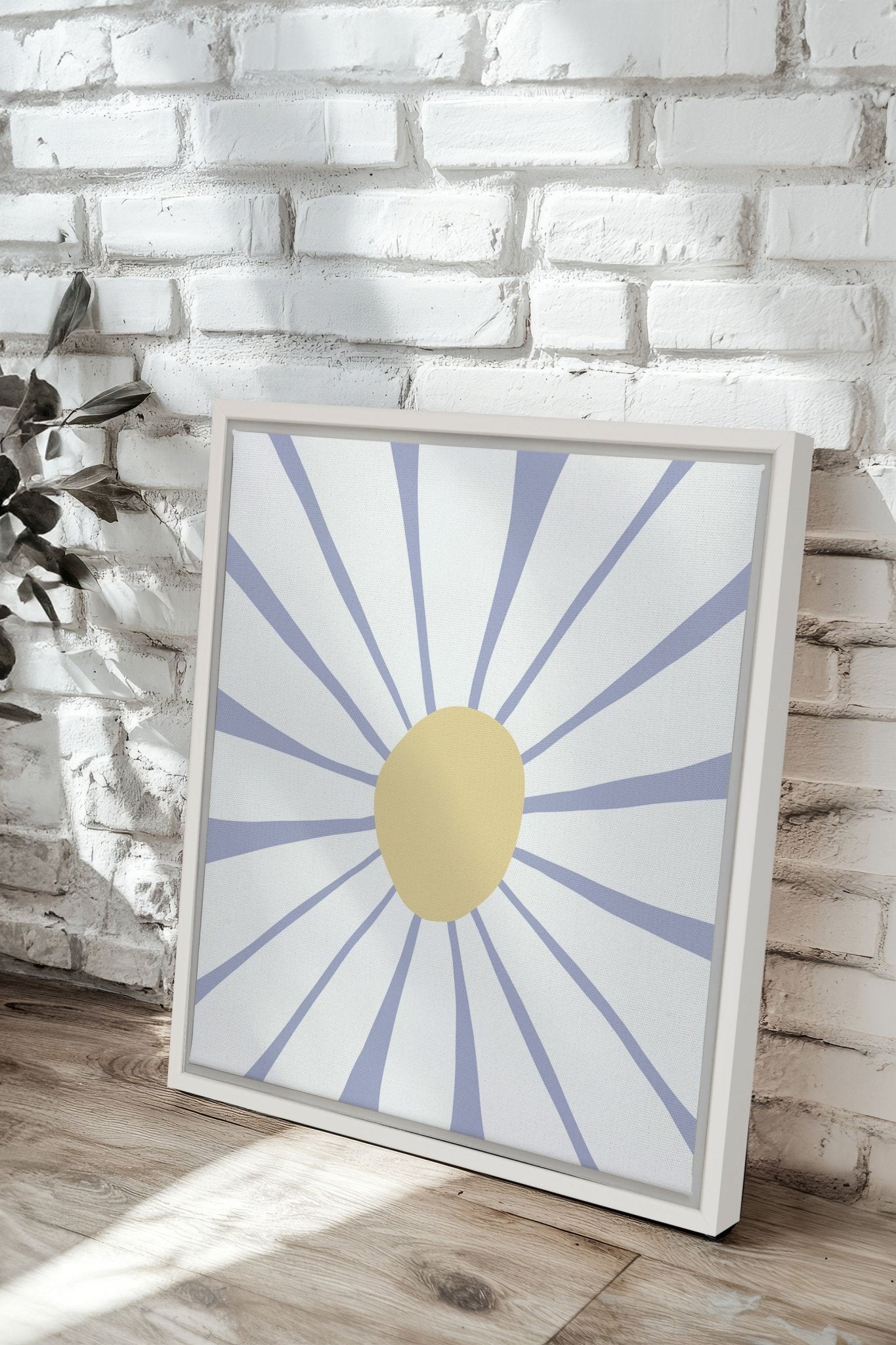 DAISY DREAM, Oeuvre sur toile étirée - Les Trouvailles de JustinecanvasOleka Canvas18x18Blanc