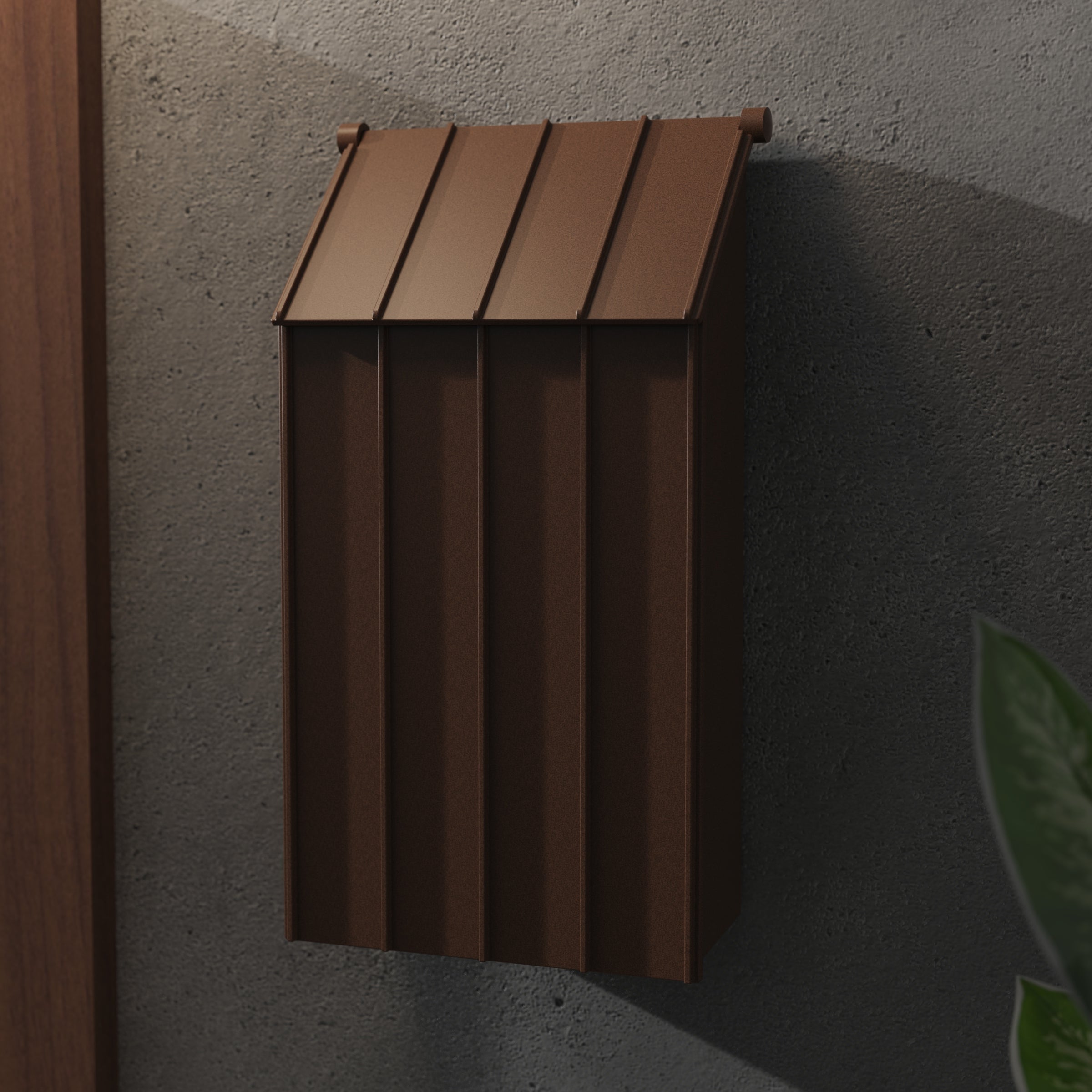 Oslo 1787 | Vertical Wall-Mounted Mailbox | Cast Aluminum | Sleek Design | SNOC