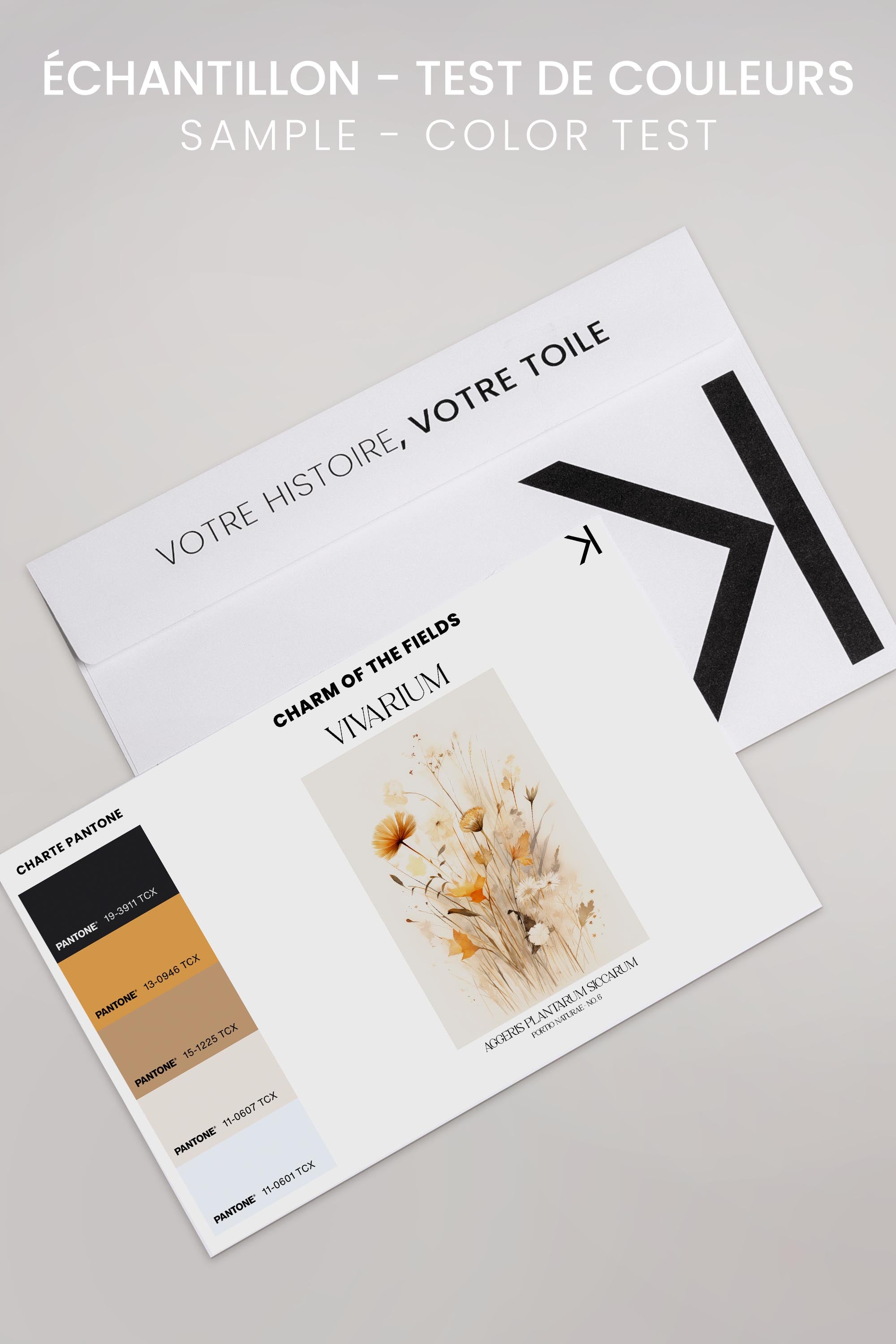 CHARM OF THE FIELDS, Oeuvre sur toile étiré