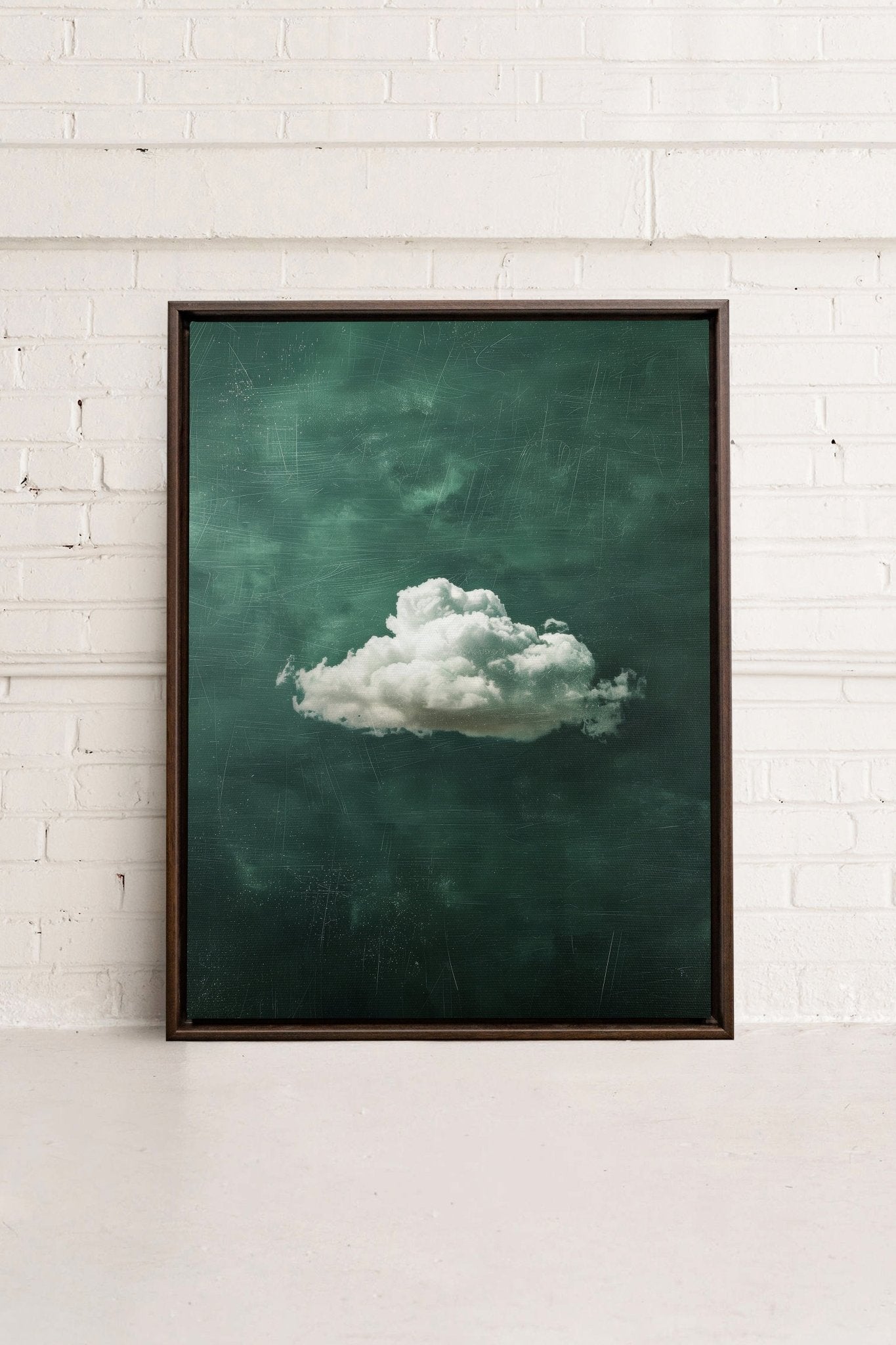 EMERALD DREAM, Oeuvre sur toile étirée - Les Trouvailles de JustinecanvasOleka Canvas9x12Espresso