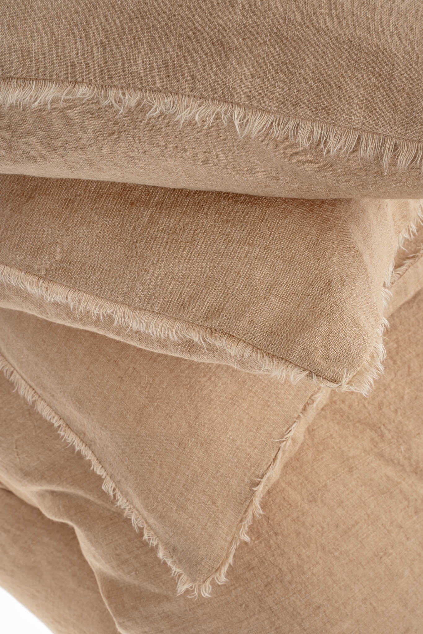 Ensemble de Housse de Couette Lina en Lin | King | Terracotta - Les Trouvailles de JustineIndaba Home