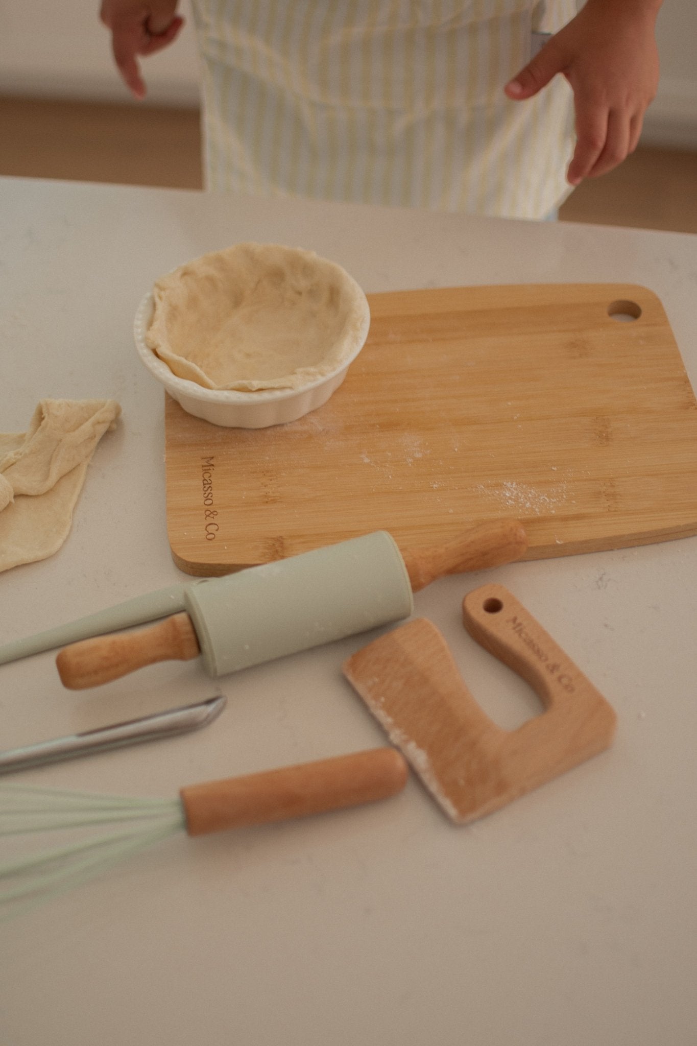 Ensemble mini - chef 7 - en - 1 - Les Trouvailles de JustineBébés et tout - petitsMicassoandcoSauge douce