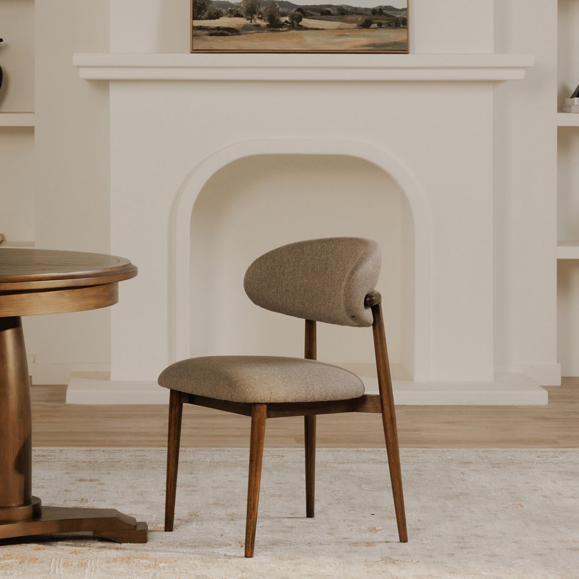 Chaise de salle à manger Etta | Style mid-century | 4 options de revêtement