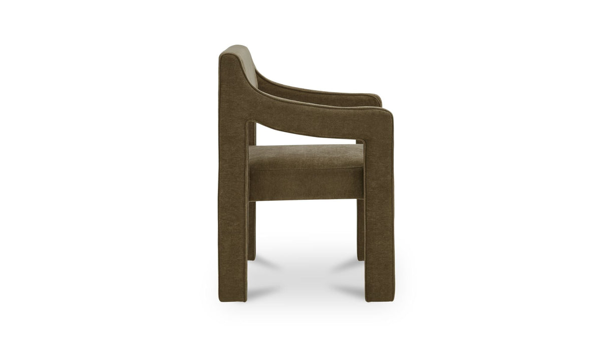 Chaise de salle à manger Evelyn | Accoudoirs rembourrés | 2 options de revêtement
