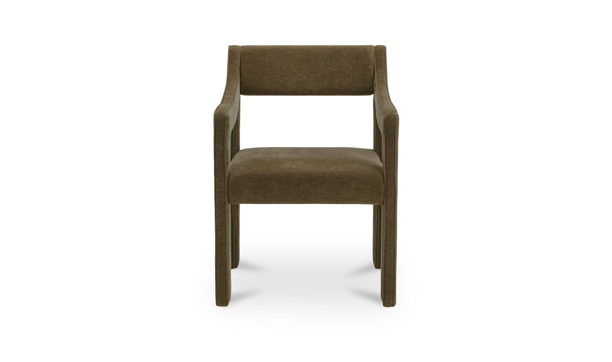 Chaise de salle à manger Evelyn | Accoudoirs rembourrés | 2 options de revêtement