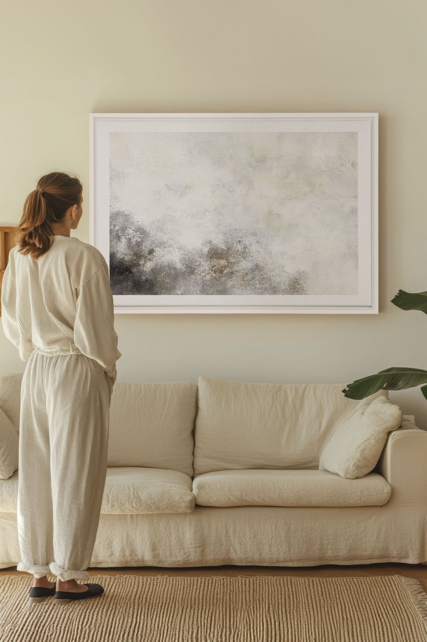 FADED ESSENCE, Oeuvre sur toile étirée - Les Trouvailles de JustinecanvasOleka Canvas16x12Blanc