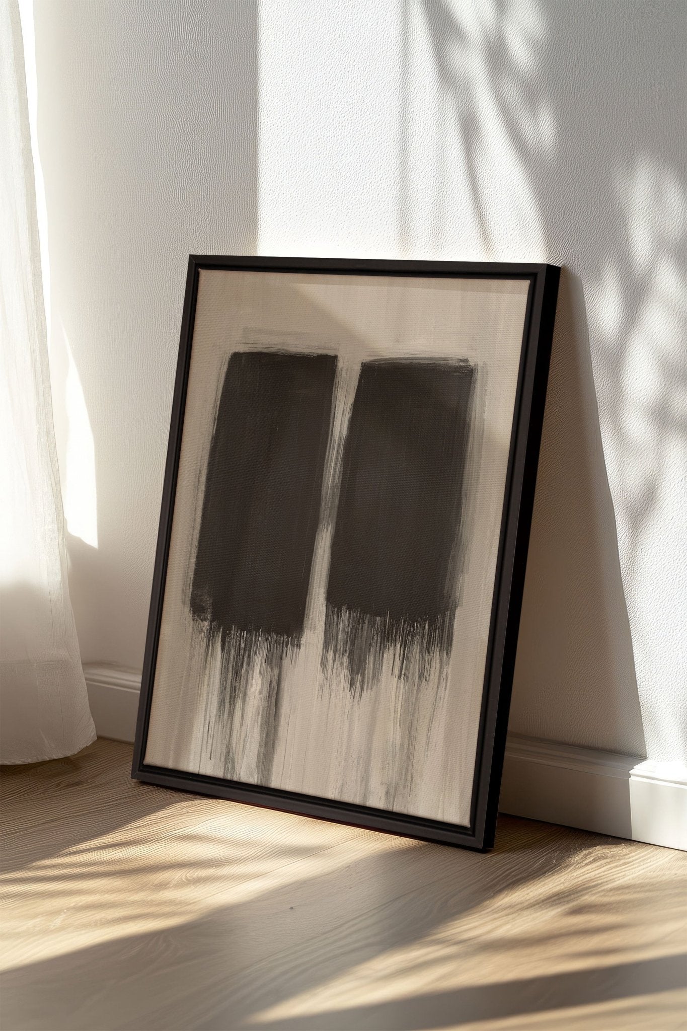 FADING SHADOWS, Oeuvre sur toile étirée - Les Trouvailles de JustinecanvasOleka Canvas12x16Noir