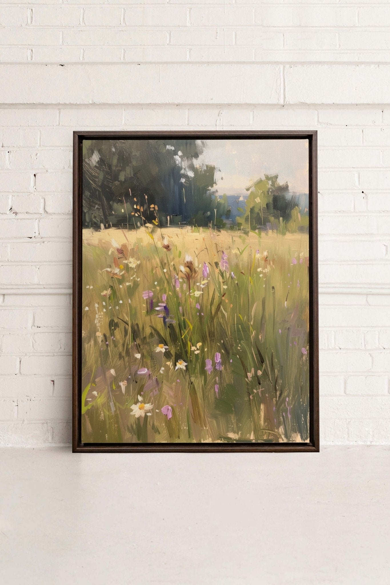 FIELDS OF HARMONY, Oeuvre sur toile étirée - Les Trouvailles de JustinecanvasOleka Canvas9x12Espresso
