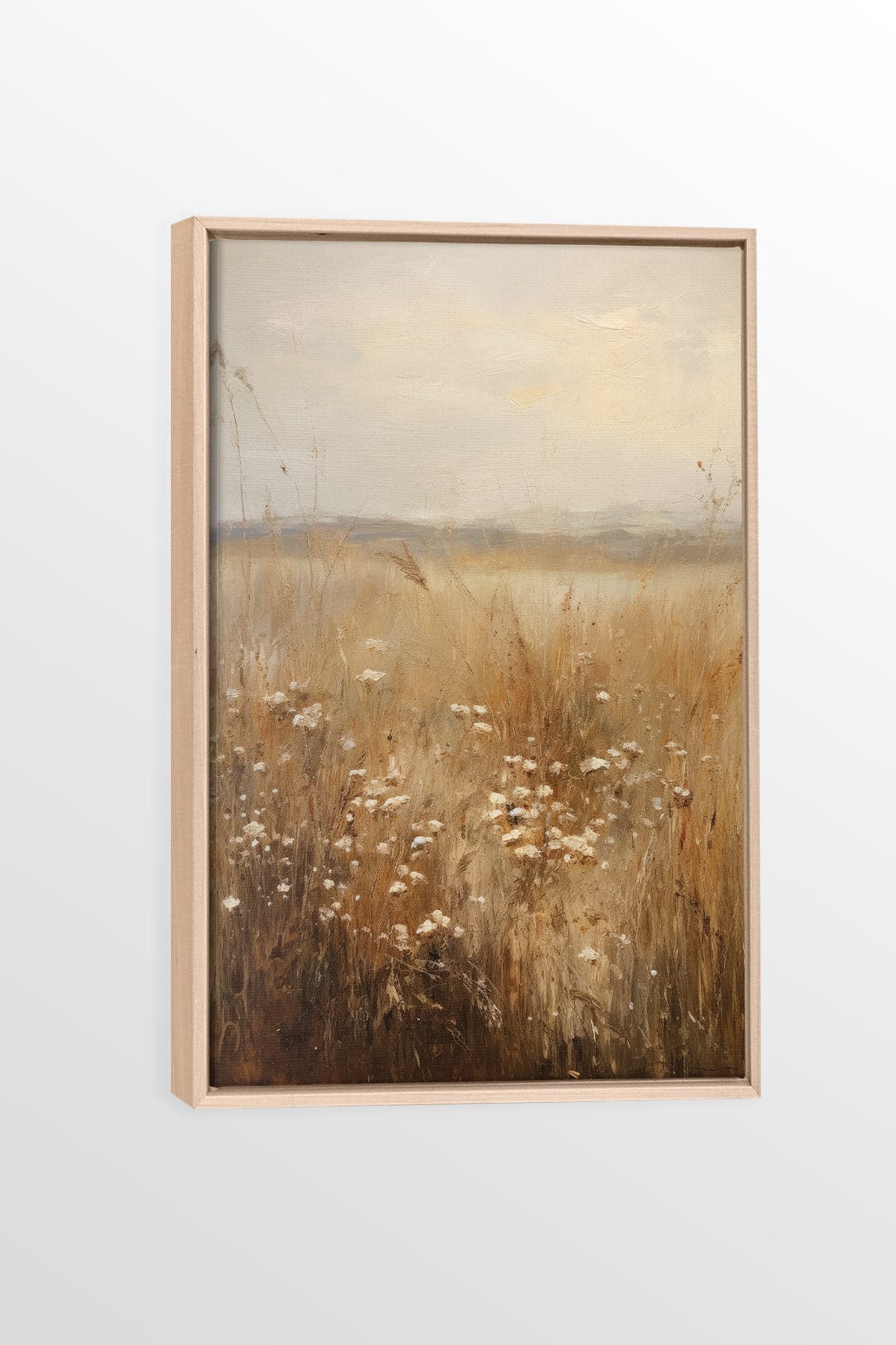 FIELDSCAPE, Oeuvre sur toile étiré - Les Trouvailles de JustineDernière chanceOleka Canvas9X12Bois naturel
