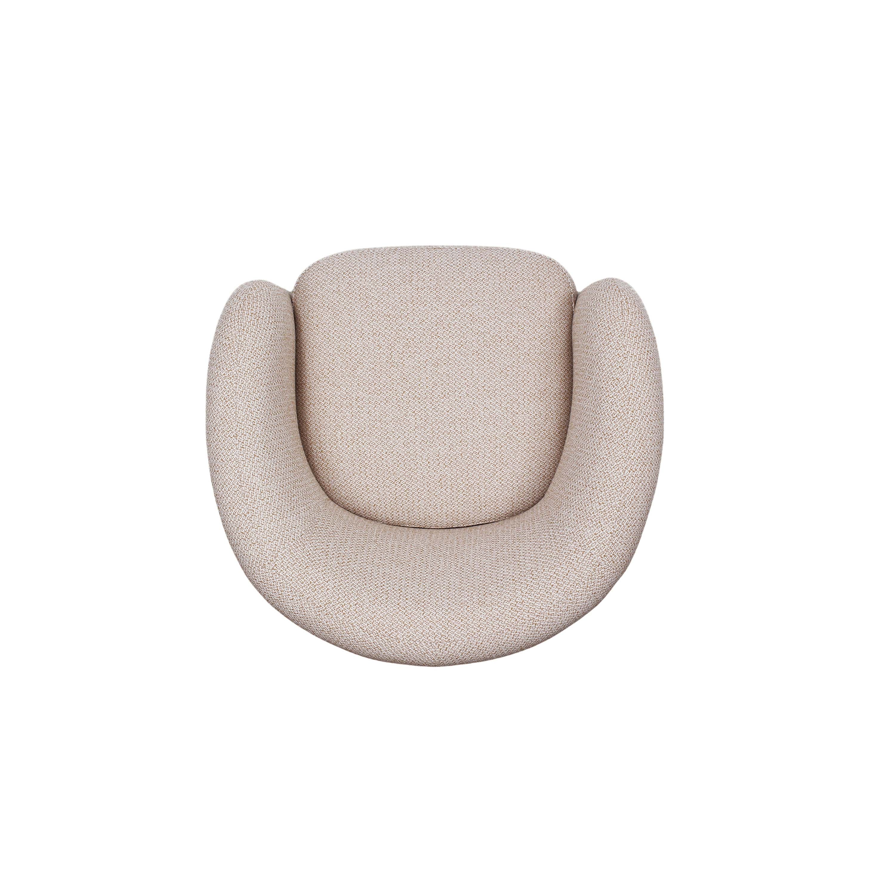 Fauteuil d’appoint Chloe en Tissu Tweed | Beige