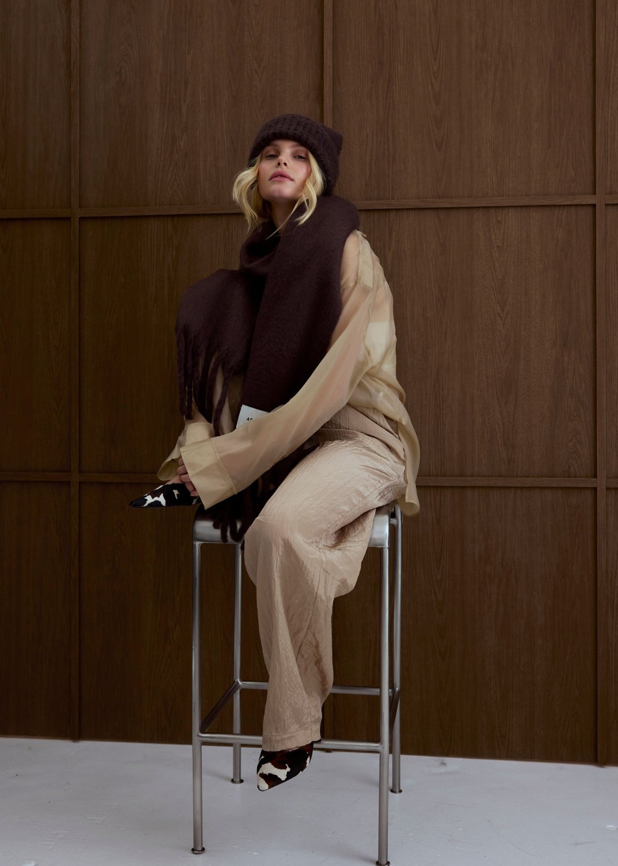 Foulard Reykjavik – Café moulu - Les Trouvailles de JustineClementine Home Floral Gift