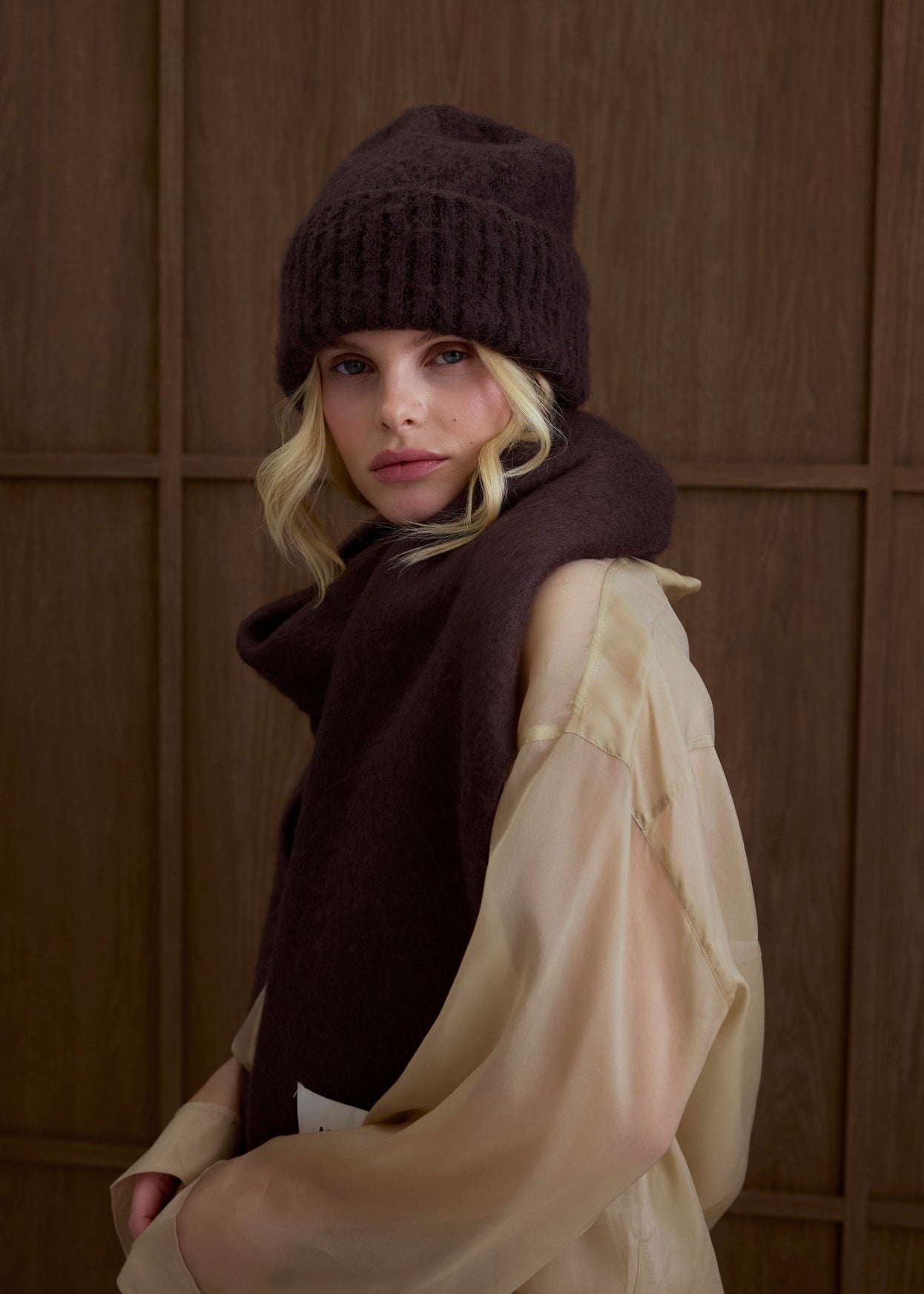 Foulard Reykjavik – Café moulu - Les Trouvailles de JustineClementine Home Floral Gift