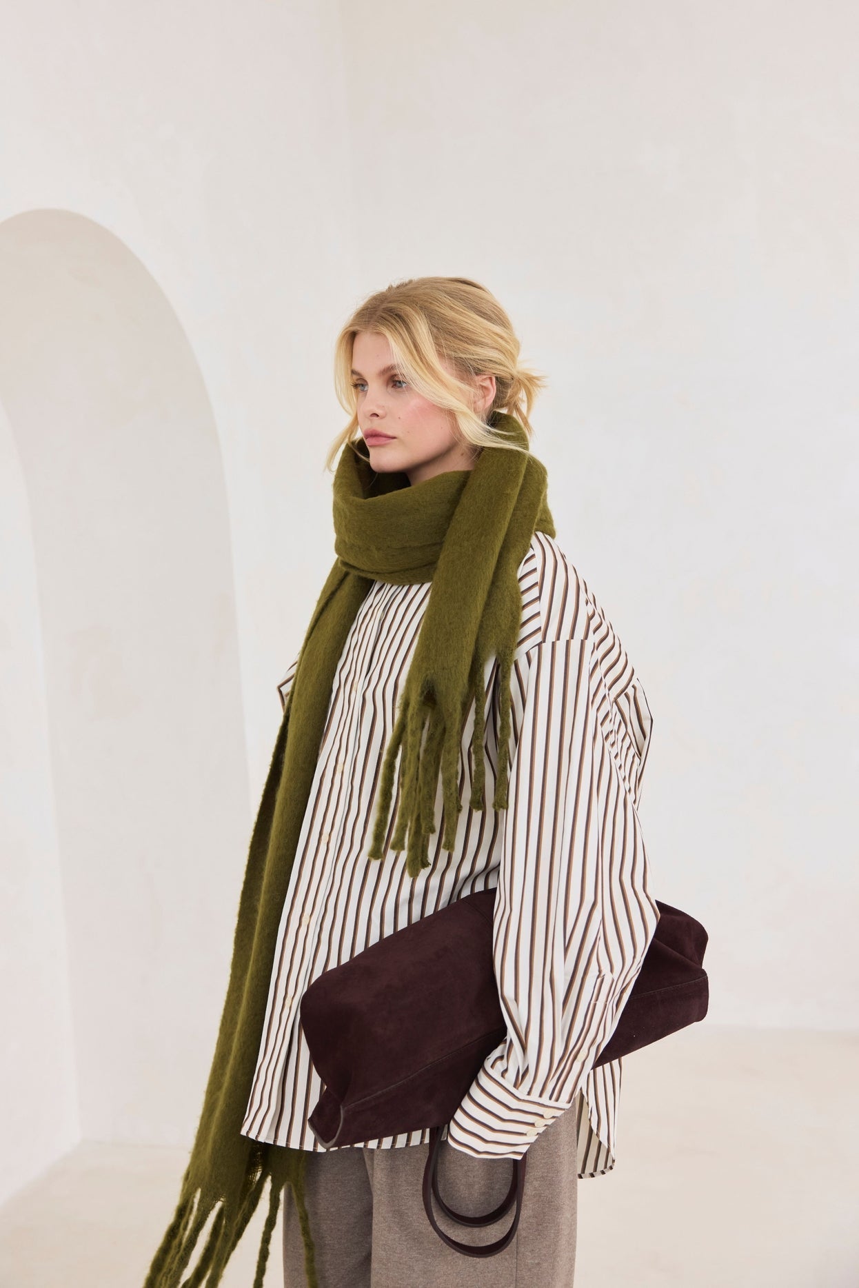Foulard Reykjavik | Vert varech - Les Trouvailles de JustineClementine Home Floral Gift