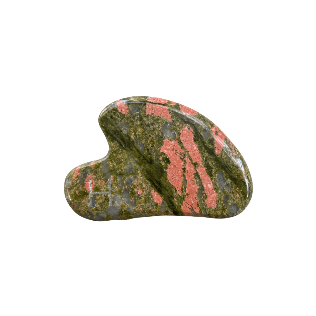 Gua Sha en Unakite | Sculptant et tonifiant pour le visage | Health Hut - Les Trouvailles de JustineSkin Care ToolsHealth Hut