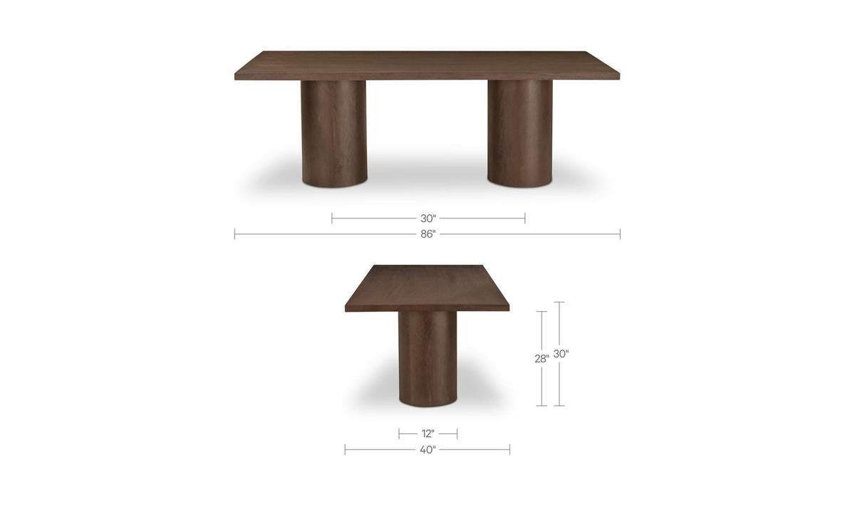 Halden Dining Table | Recycled neem wood | Seats 8 to 10