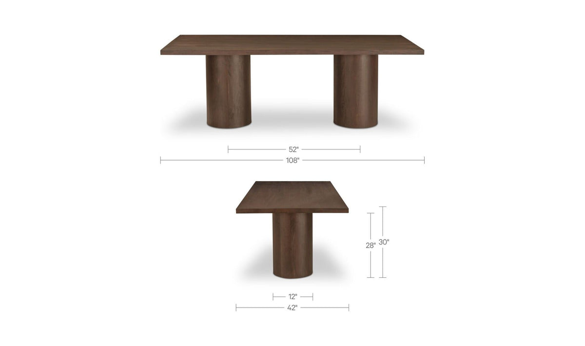 Halden Dining Table | Recycled neem wood | Seats 8 to 10