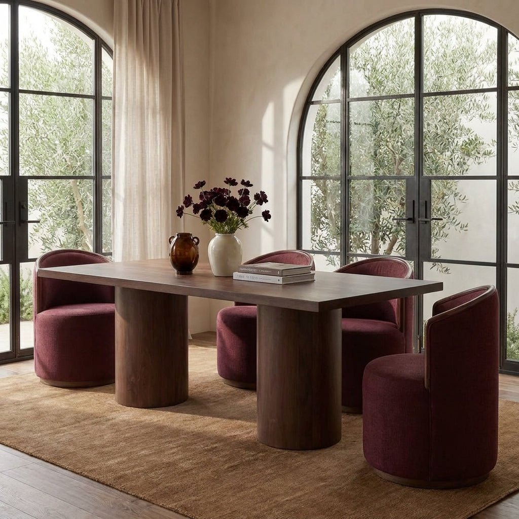 Halden Dining Table | Recycled neem wood | Seats 8 to 10